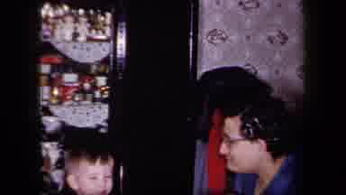 New York USA (1958): Abc 123 Smile Little Boy Having A Fun Time With Grandma In