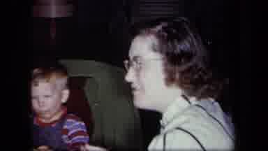 New York USA (1958): Old Home Video Of Kids Growing Up Eating With Family And