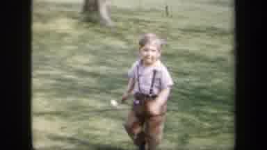 New York USA (1958): Documentary Of A Young Mother And Her Child In Nice Rural