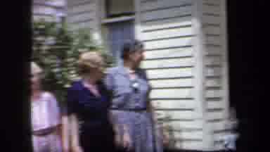 New York USA (1958): Elderly Women Line Up Together