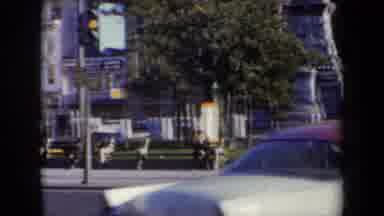 New York USA (1959): Period Cars Driving In 1950âS Downtown American Small City Or