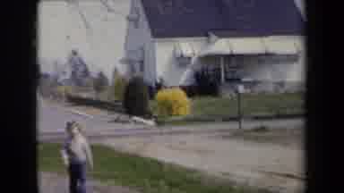 New York USA (1959): A Little Child Playing In The Garden And Enjoy Themselves