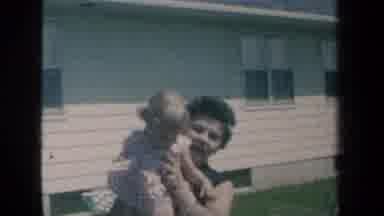 New York USA (1959): Ladies And Young Girls Cavorting In The Backyard Of The House