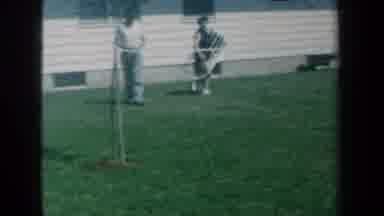 New York USA (1959): Family And Friends Are Outside Socializing And Getting Ready