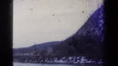 New York USA (1959): The River And The Banks Showcasing The Small Amount Of Snow