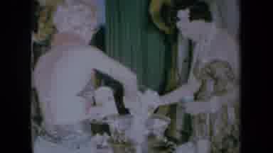 California USA (1961): Making Punch And Serving It From A Bowl