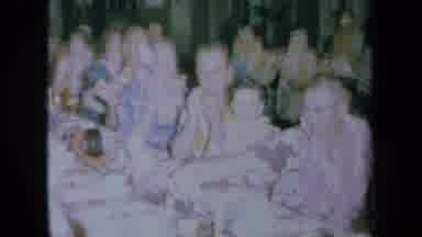 California USA (1961): Hula Dancers Entertaining At Party For Elderly