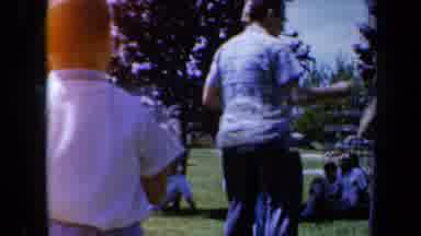 California USA (1961): Family Field Day Games With Adults And Kids