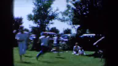 California USA (1961): Children Running A Race At A Sports Day While There