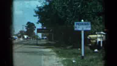 California USA (1969): 38 Miles To Placerville Observed A Handsome Man Wearing A