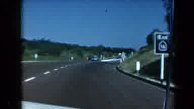 California USA (1969): Traveling The Scenic Highway Route During The Peak Of Day