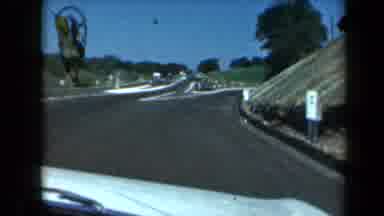 California USA (1969): Driving Down The Highway On The Right Side Of The Road