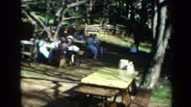 California USA (1969): People At A Public Park Having A Picnic And Looking At