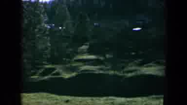 California USA (1969): Rock Walking In Green Pastures