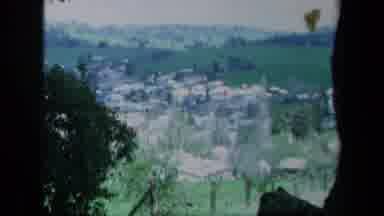 California USA (1969): A View Of A Town From A Far Off