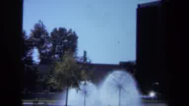 California USA (1969): Unique Dandelion Shaped Fountain Around The City