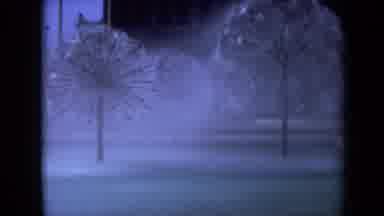 Sacramento California USA (1969): Water Blowing Around Outside On A Nice Day