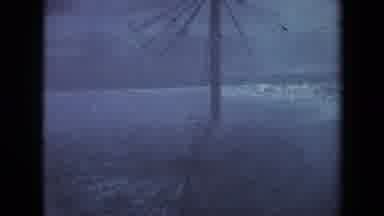 Sacramento California USA (1969): Satellite In The Rain Cloudy And Fog Looks