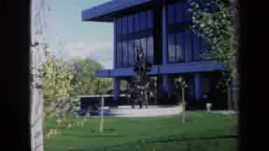 Sacramento California USA (1969): Water Fountain Statue In Front Of An Office