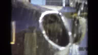 Sacramento California USA (1969): A Metal Piece From An Airplane Propeller With