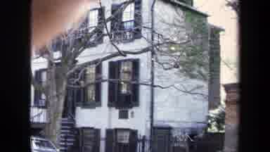 Annapolis USA (1970): Two Homes With Windows Surrounded By Trees Recorded During