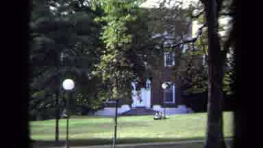 Annapolis USA (1970): Zooming Out Of A Stately Home With Neat Lawn And Beautiful
