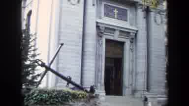 Annapolis USA (1970): Vintage Tape Of A White Church With Both Outside And Inside
