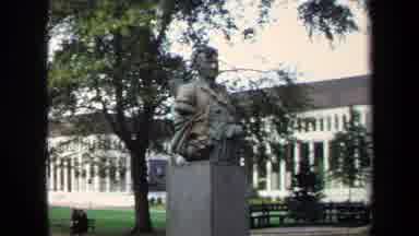 Annapolis USA (1970): Brass Statue Of Bust Of Native American Warrior With Arrows