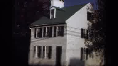 Annapolis USA (1970): Old Style Video Camcorder Type Footage Of Plain White House