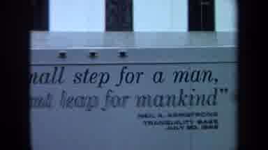 California USA (1970): Neil Armstrong's Quote While Landing On The Moon In July