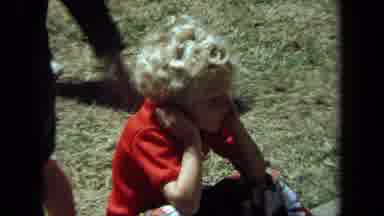 California USA (1970): Taking A Break From Walking Around The Park All Day