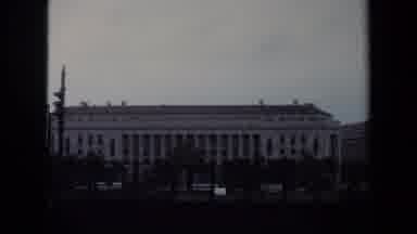 Washington DC USA (1970): Footage Of City Street Showing Several Large Buildings
