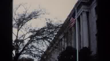 Washington DC USA (1970): View Of The Washington Monument And Another Building