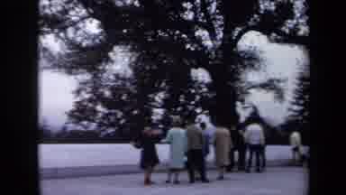 Washington DC USA (1970): Tourists Walking Past A Scenic Outlook Onto The