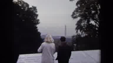 Washington DC USA (1970): A Mess Of People Standing Watching The Flame Burn And
