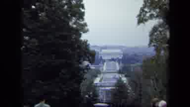Washington DC USA (1970): Zoom In Of Inauguration