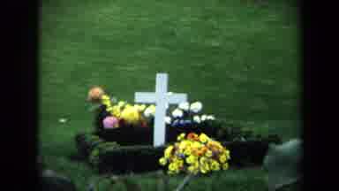 Washington DC USA (1970): American Military Graveyard With All White Crosses On