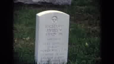 Washington DC USA (1970): A Tombstone Is Shown While We See Many People In Black