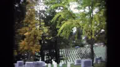 Washington DC USA (1970): A View Of A Monumental Gravesite