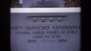 Washington DC USA (1970): Memorial Marker Of Air Force General At A Military