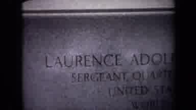 Washington DC USA (1970): Misspelled Name On Soldier's Tombstone