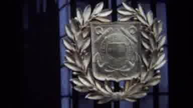 Washington DC USA-1970: Ornate U.S. Coast Guard Emblem