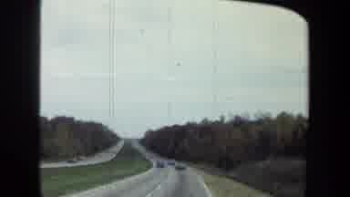Washington DC USA (1970): Daytime As Cars Travel In Both Directions Through The