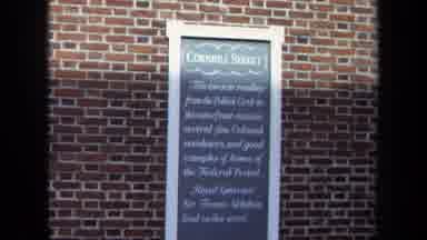 Washington DC USA (1970): Early Colour Video Of A Advertising Sign For Cornhill