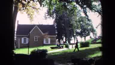 Washington DC USA (1970): Old Recording Of Small Town Park Area And Passerby And
