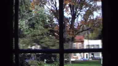 Washington DC USA (1970): Looking Through Window At People Entering White And Red