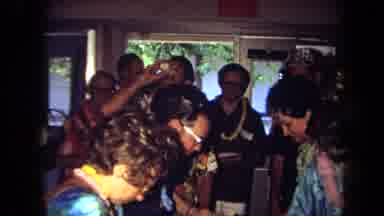California USA (1971): There Are A Bunch Of People Gathering Around For A Party In