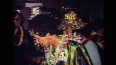 California USA (1971): The Hawaiian Birthday Party With Great Food And Spontaneous