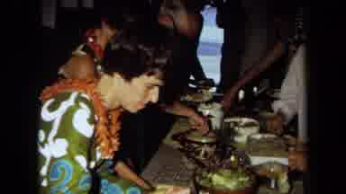 California USA (1971): A Gathering With Family And Friends Eating And Socializing