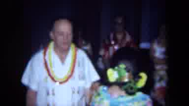 California USA (1971): Watch Clip Of Hawaii Themed Dance With Old People